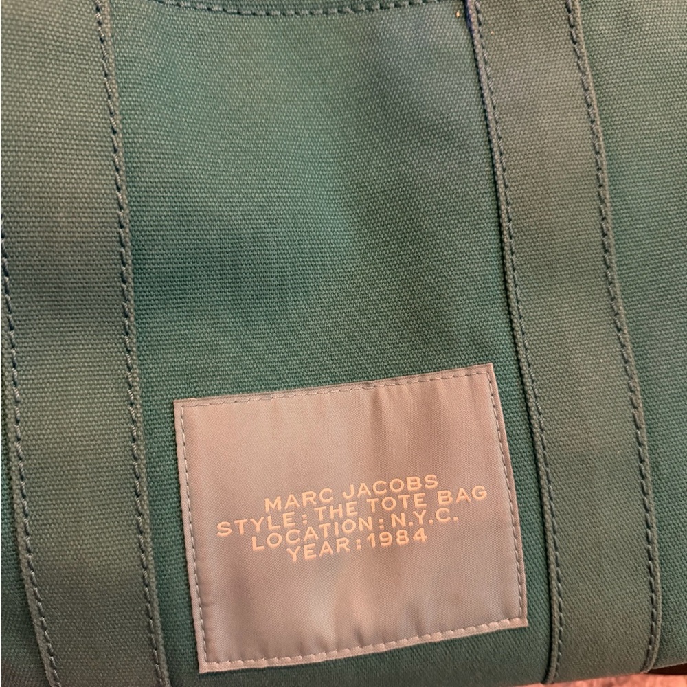 Marc Jacobs Harbor Blue Medium Tote Bag GUC - Picture 11 of 13